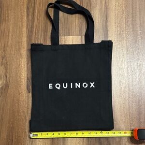 Equinox Black Tote Bag